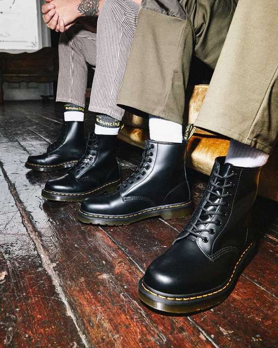 Botines Dr. Martens 1460 Smooth Mujer Negros MX-73069